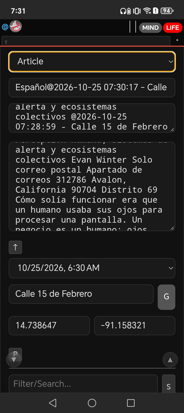 Español@2026-10-25 07:30:17 - Calle 15 de Febrero